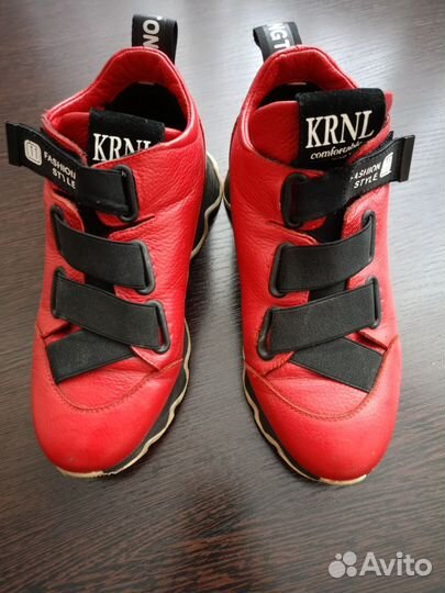 Кроссовки акула натуральная кожа