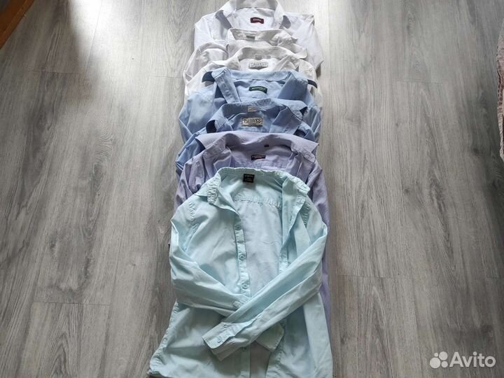 Рубашка школьная на мальчика 146-152-158