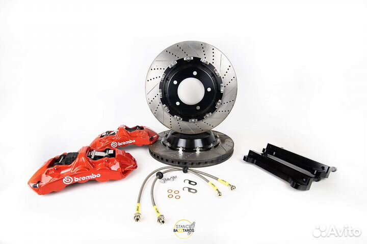 Тюнинг тормозов Cadillac XT6 Brembo GT6 передних