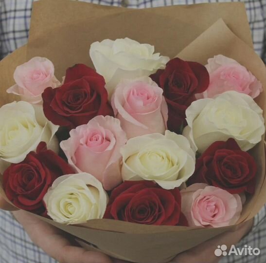 Букет из 115 красной роз