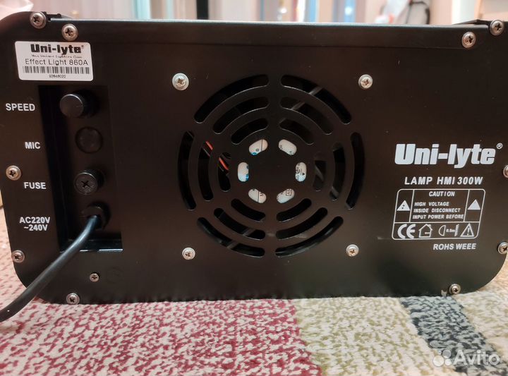Профессиональная светомузыка Uni-Lyte 860 a