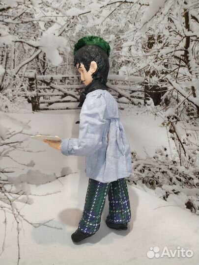 Ватные елочные игрушки