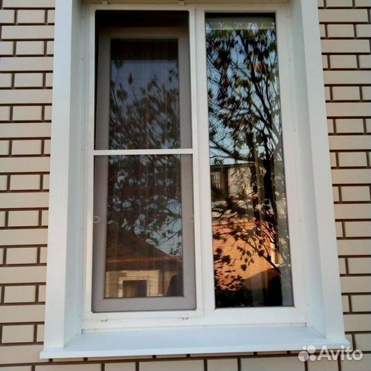 Пластиковые французские окна rehau