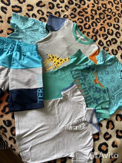 Футболки/поло/шорты/рубашки 110-116