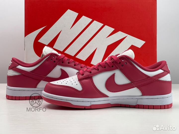 Кроссовки женские nike dunk low archeo pink