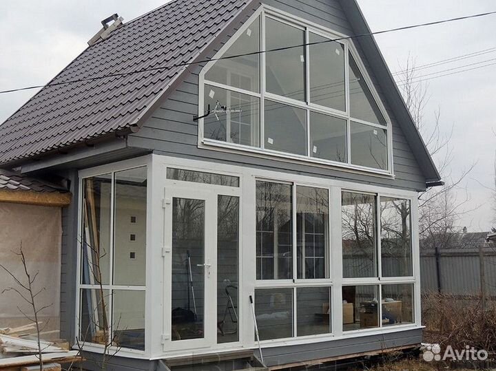 Остекление балконов / лоджий под ключ. Изготовлени