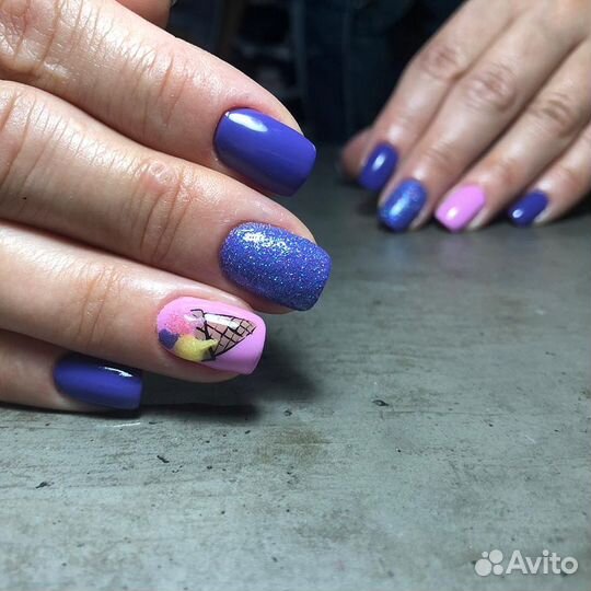 Маникюр+покрытие