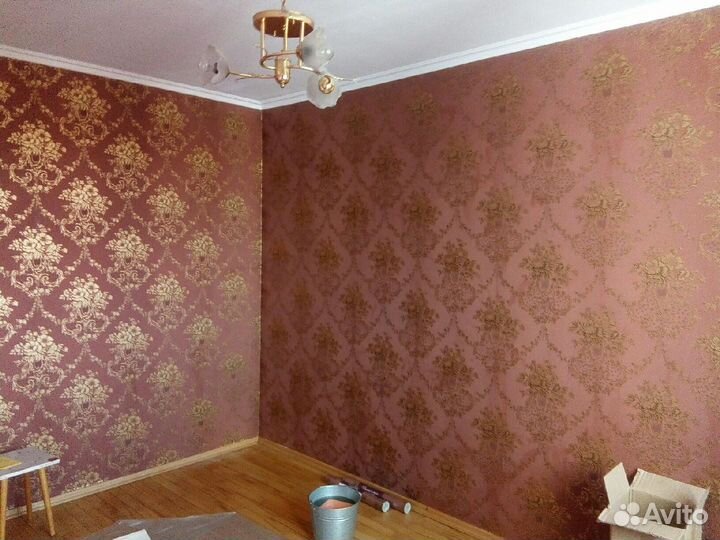 Шпаклевка стен. Поклейка обоев. Покраска стен