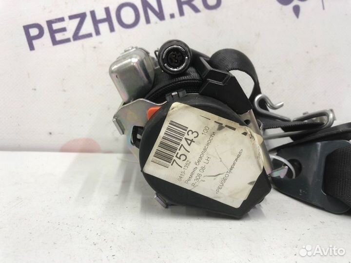 Ремень безопасности передний левый Peugeot 308