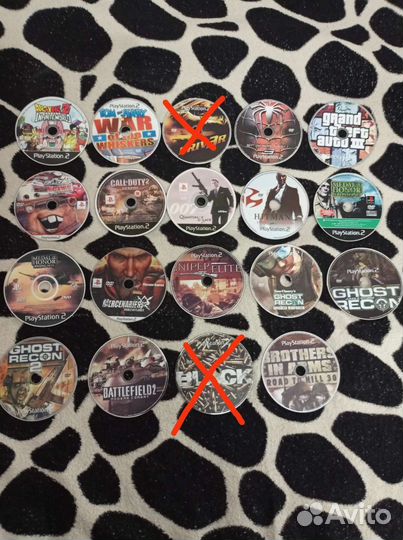 Игровые диски на ps2
