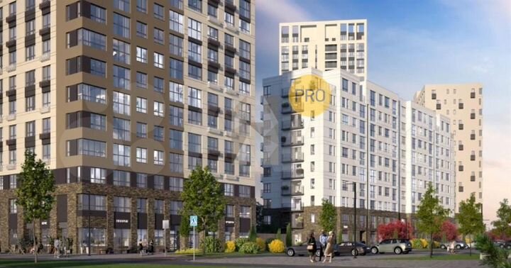 2-к. квартира, 55,2 м², 5/25 эт.