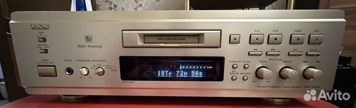 Md минидисковая дека denon DMD-1600AL, 100 вольт