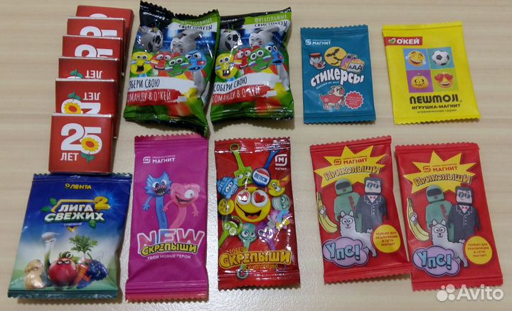 Игрушки магнит мини лента окей магнит