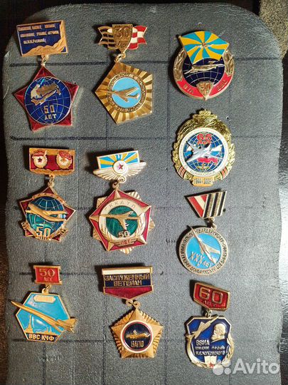 Значки авиация