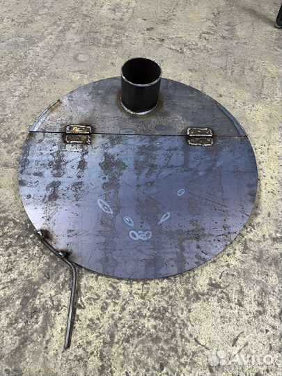 Крышка на бочку для сжигания мусора