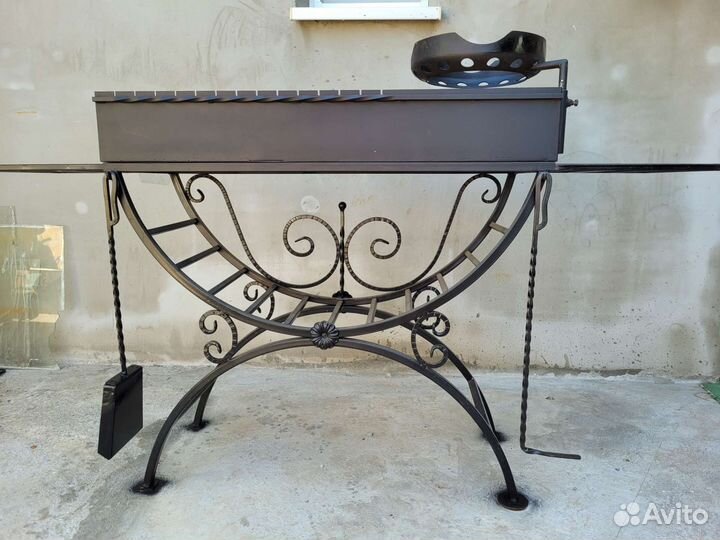 Мангал стационарный стальной на заказ