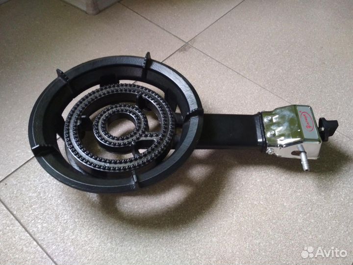 Газовая плитка (горелка) чугунная 10кВт для казана