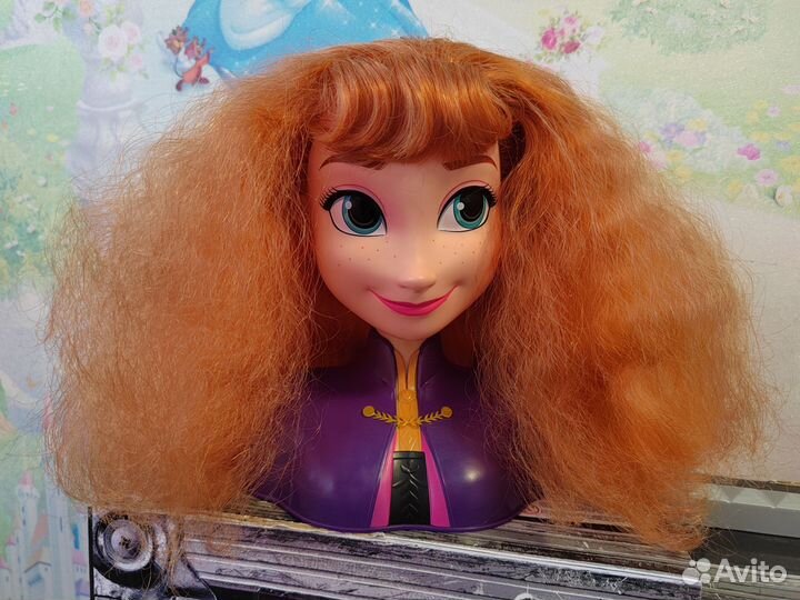 Торс для создания причесок Холодное сердце Анна