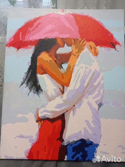 Картины по номерам раскрашенная