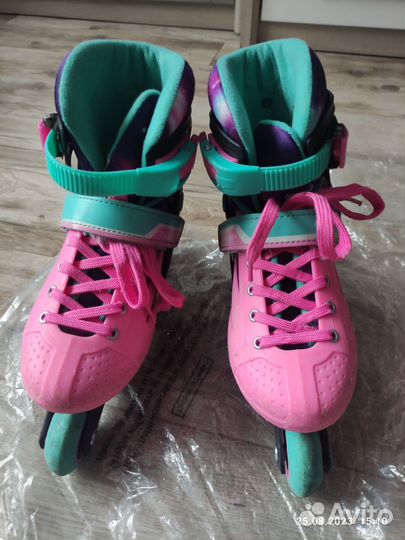 Роликовые коньки детские р. 34-37