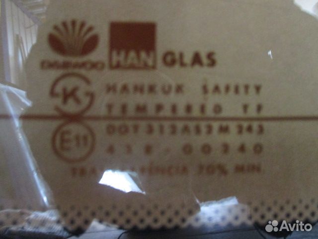 Стекло заднее Nubira