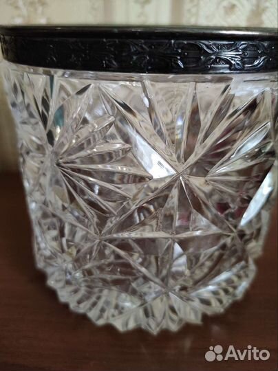 Хрустальный салатник, конфетница, фруктовница