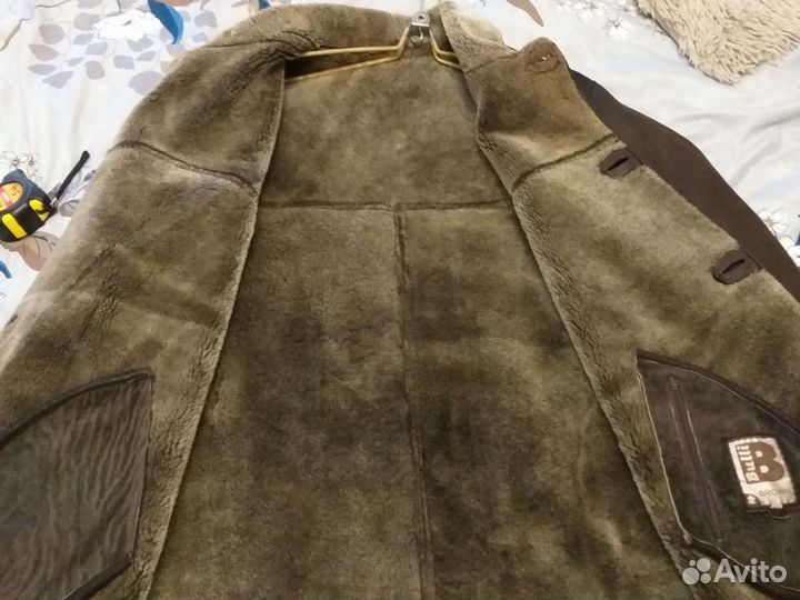 Дубленка натуральная мужская 52-54