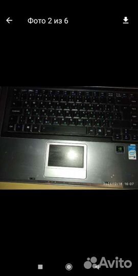 Ноутбук asus на запчасти