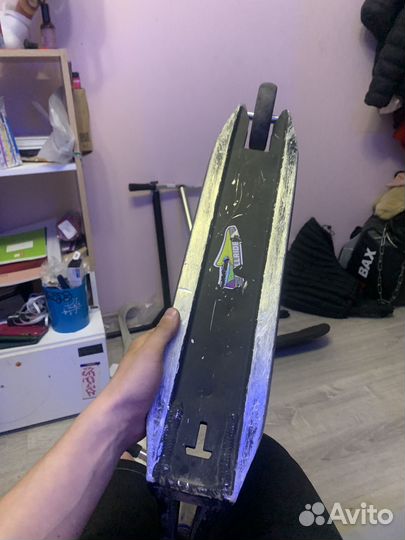 Трюковой самокат кастом парк