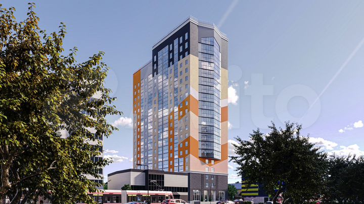 2-к. квартира, 54,4 м², 11/20 эт.