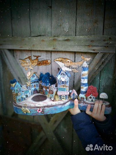 Ночник. Интерьерные домики