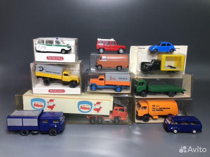 Масштабные модели 1/87 Herpa, Wiking, Schuco