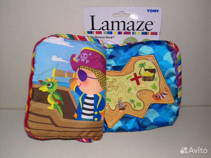 Tomy Lamaze Книжка Шуршалка Новая США Пират Пит