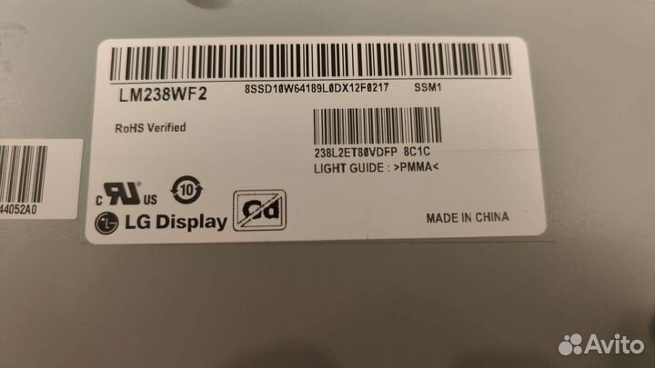 Матрица lm238wf2 SSM1