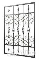 Кованые решётки на окна № 78