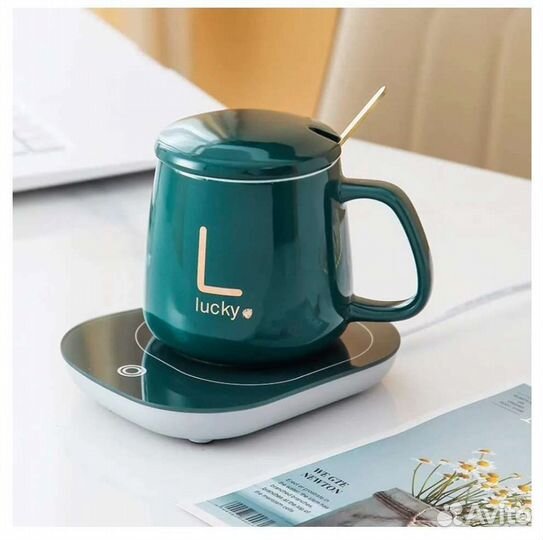 Кружка с подогревом. Подарок