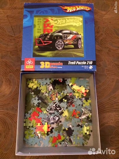 HOT wheels 3D пазл