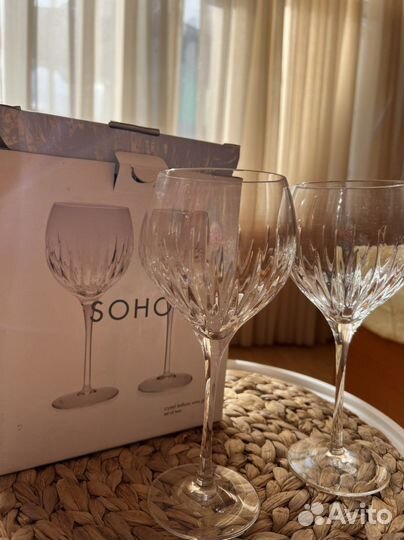 Бокалы хрустальные для вина reed & burton soho