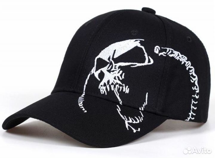 Бейсболка, кепка, череп