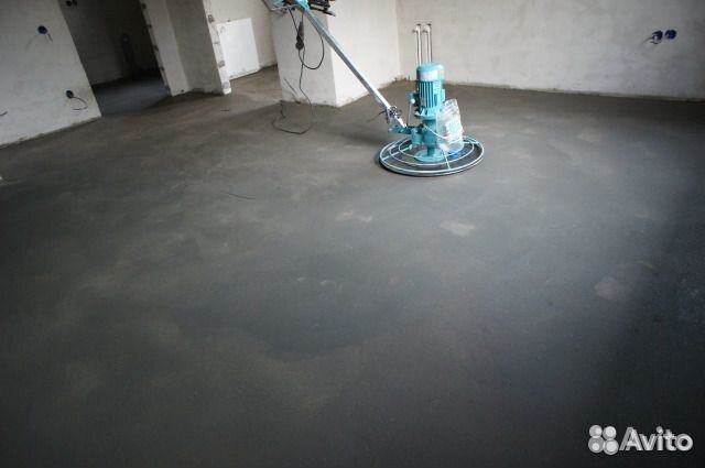 Полусухую стяжку пола 3000м2