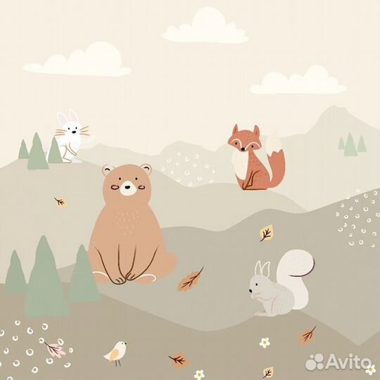 Детские фотообои 