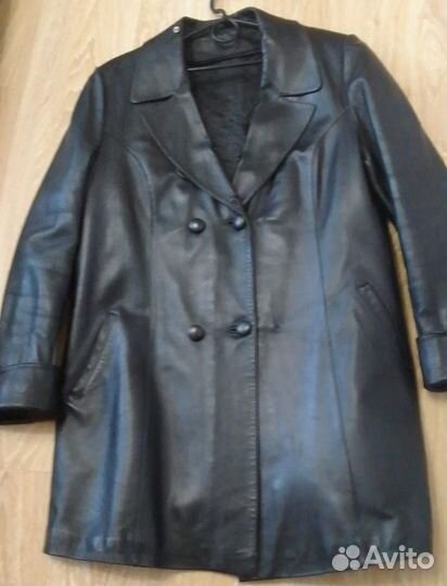 Куртка женская с натуральным мехом, р.52/54