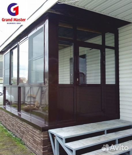 Тамбур из алюминия