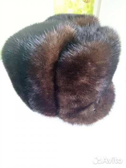 Норковая шапка мужская
