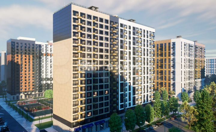 3-к. квартира, 91,7 м², 6/17 эт.