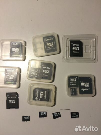 Карта памяти sd minisd microsd и переходник
