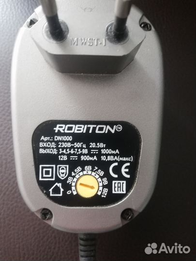 Регулируемый блок питания. Robiton bn1000