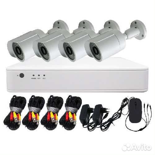 Комплект видеонаблюдения Уличный HD-4