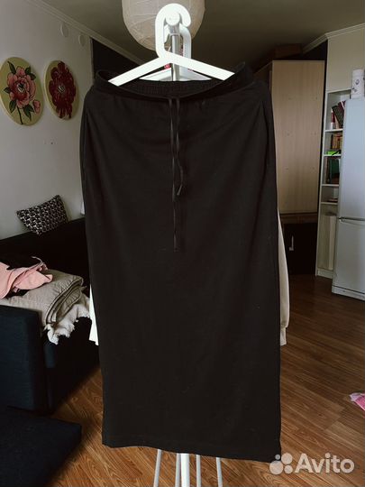 Юбка длинная H&M черная