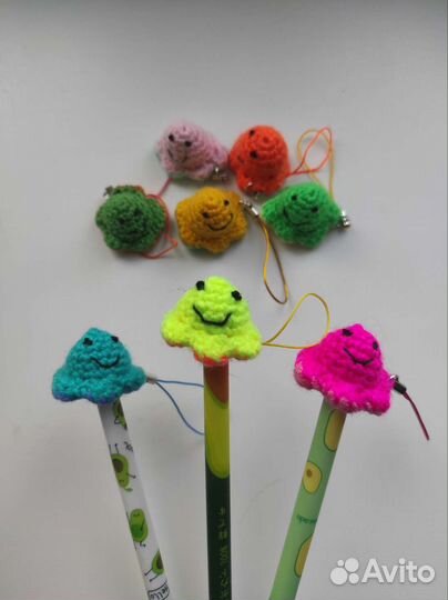 Перевертыш вывернушка осьминог вязаный